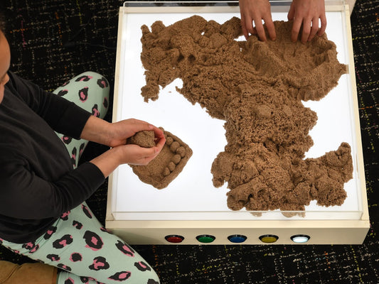 Light Up Sand Table For Sensory Play