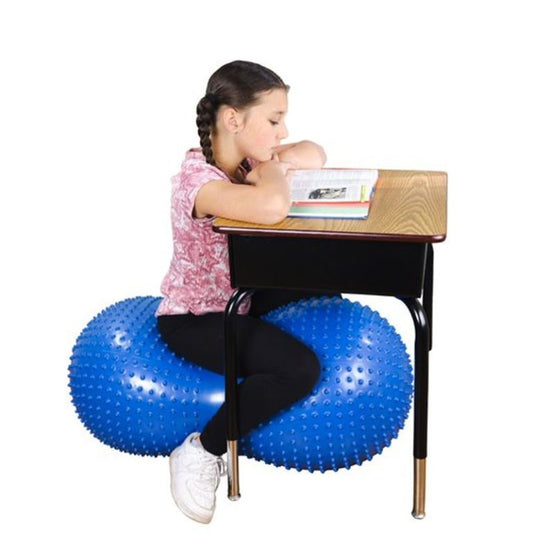 Inflatable Peanut Sensory Roller with Tactile Nubs