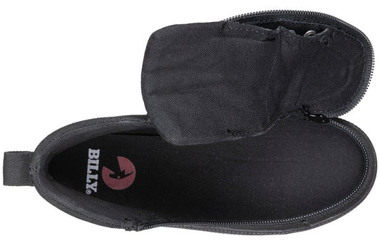 Billy Footwear (Toddler) - Black to the Floor Core Skate Canvas Shoes - Footwear