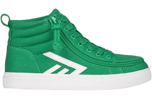 Billy Footwear (Toddler) - Green/White Core Skate Canvas Shoes - Footwear