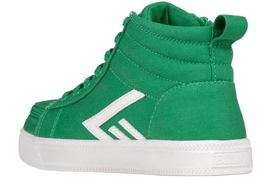 Billy Footwear (Toddler) - Green/White Core Skate Canvas Shoes - Footwear