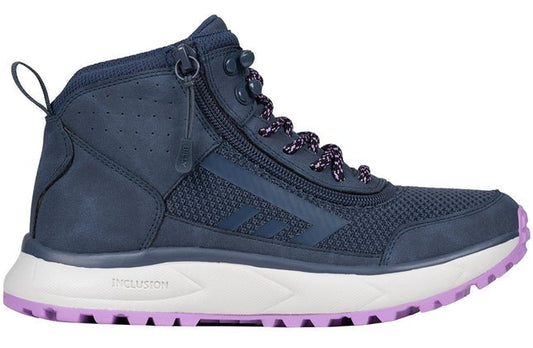 Billy Footwear (Womens) - Inclusion Trail Boot Navy/Purple - Footwear