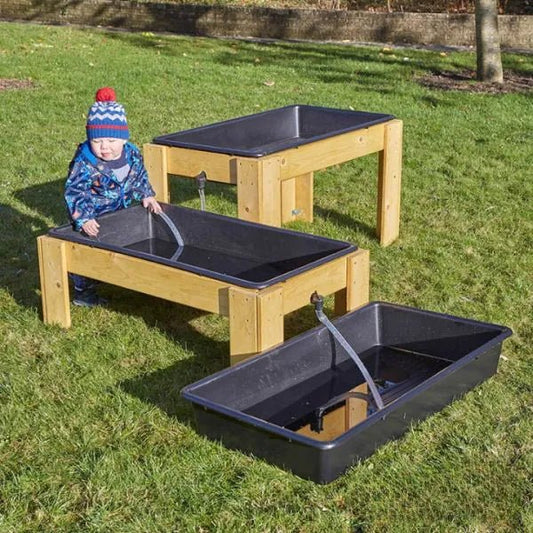 Cascading Water Stands and Trays Set - Outdoor Toys