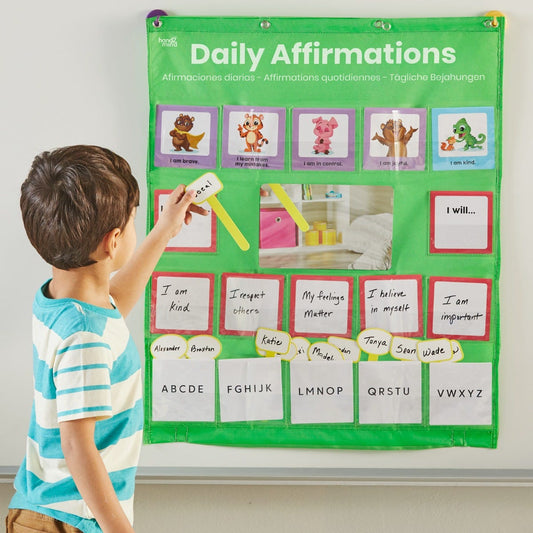 Daily Affirmations Pocket Chart - Sensory Toys