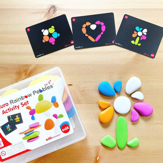 Fluro Rainbow Pebbles® Activity Set - Sensory Toys