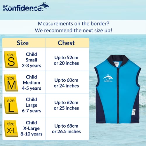 Konfidence Warma™ Vest for Kids Made with e - Flex™ - Swimwear and Accessories