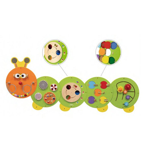 Large Caterpillar Sensory Wall Panel - Sensory Toys