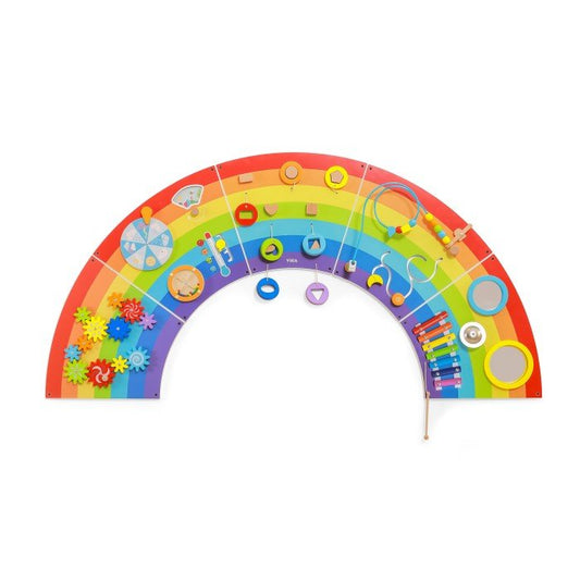 Large Rainbow Sensory Wall Panel - Sensory Toys