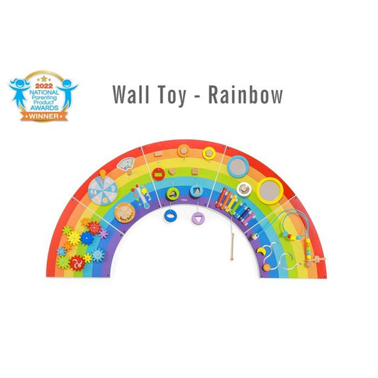 Large Rainbow Sensory Wall Panel - Sensory Toys