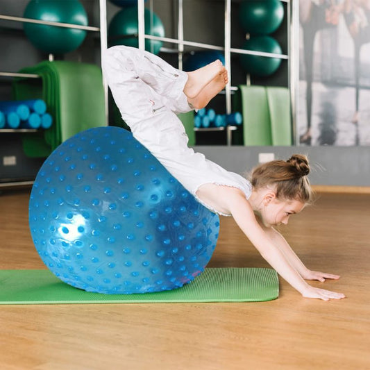 Large Textured Therapy Sensory Ball, Blue – 67cm - Sensory Equipment