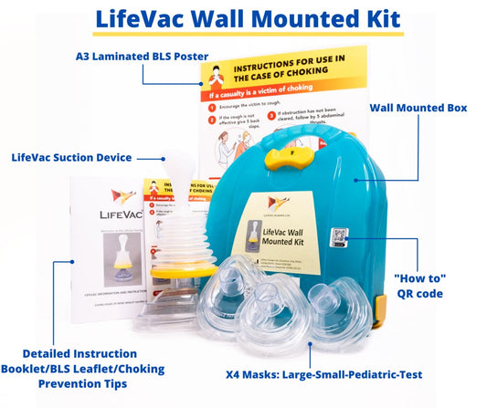 LifeVac Anti - Choking Wall Mounted Kit - Care & Safety