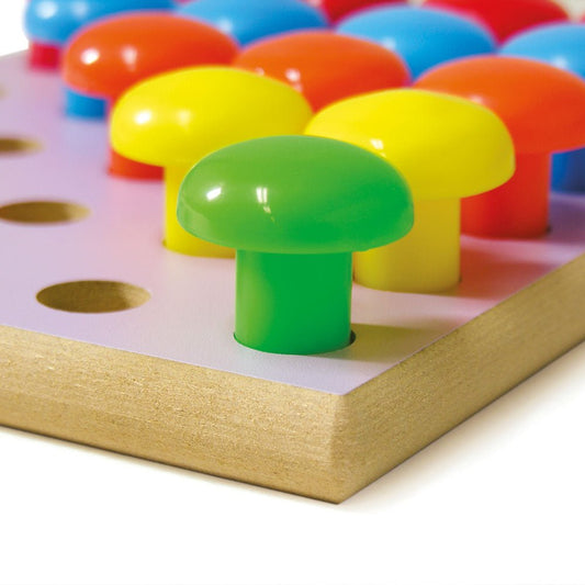 Peg Board with Large Pegs - Learning Resource