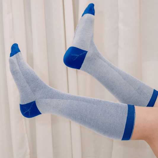 SAM Sensory - Cotton Knee Socks Pure Joy Pack of 2 - Daytime Clothing