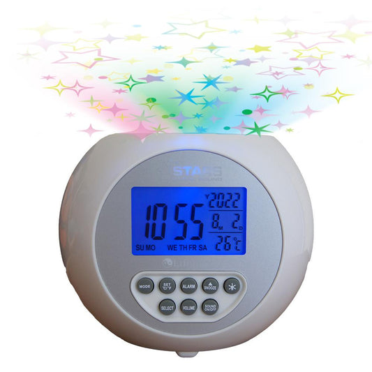 Star Projection Clock with Nature Sounds - Sensory Equipment