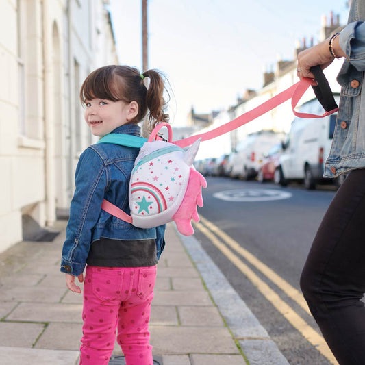 Unicorn Toddler Backpack with Rein - Out & About