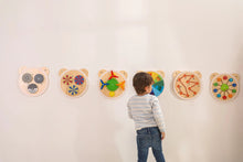 Set of 6 Wooden Sensory Wall Panels